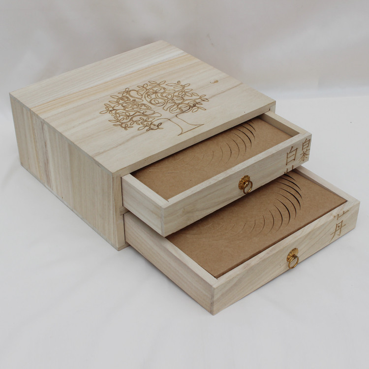 创意八边形实木茶叶包装盒 精美木质普洱茶礼盒 茶叶木盒定制批发