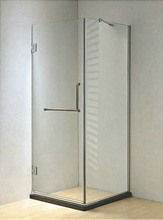 整体淋浴房方型两固一活外开门不锈钢玻璃夹合页铰链款式Y2222