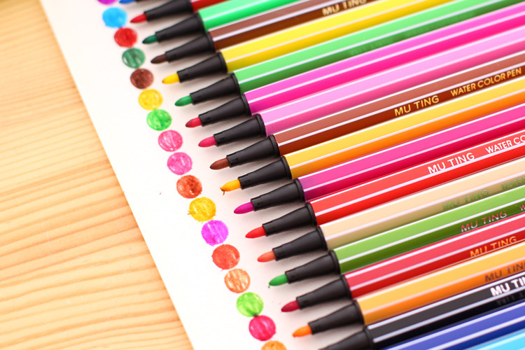 水彩笔 画笔 儿童绘画文具批发 创意文具奖品 12色可水洗