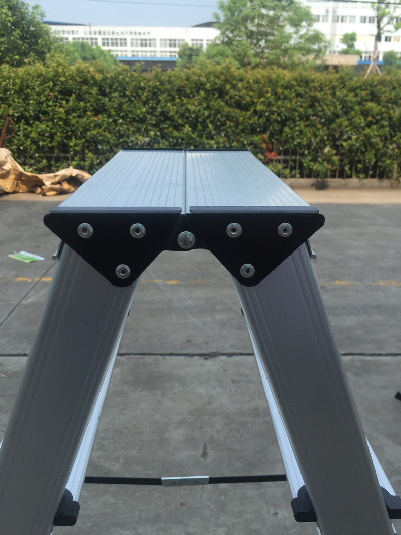 乾铭铝合金人字梯双面家用梯子二三四五六七八步装修工程折叠梯子