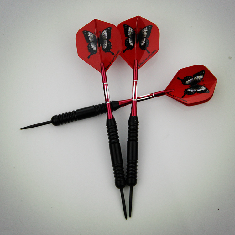 针式飞镖 雕花铝杆 红色蝴蝶 镖头3种颜色 多种款式