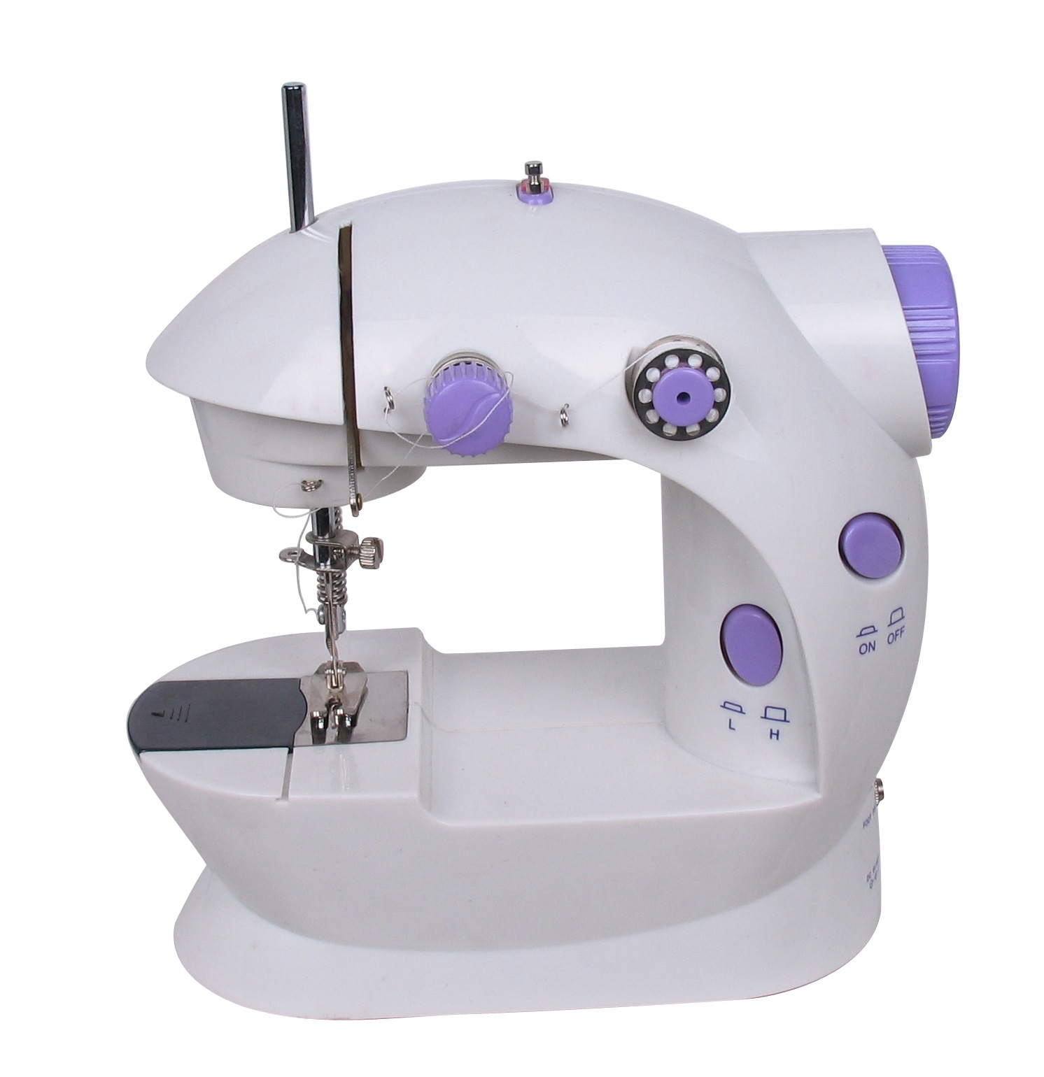 贝洋bj202迷你缝纫机 双速 家用送脚踏 厂家直销新品家用缝纫机