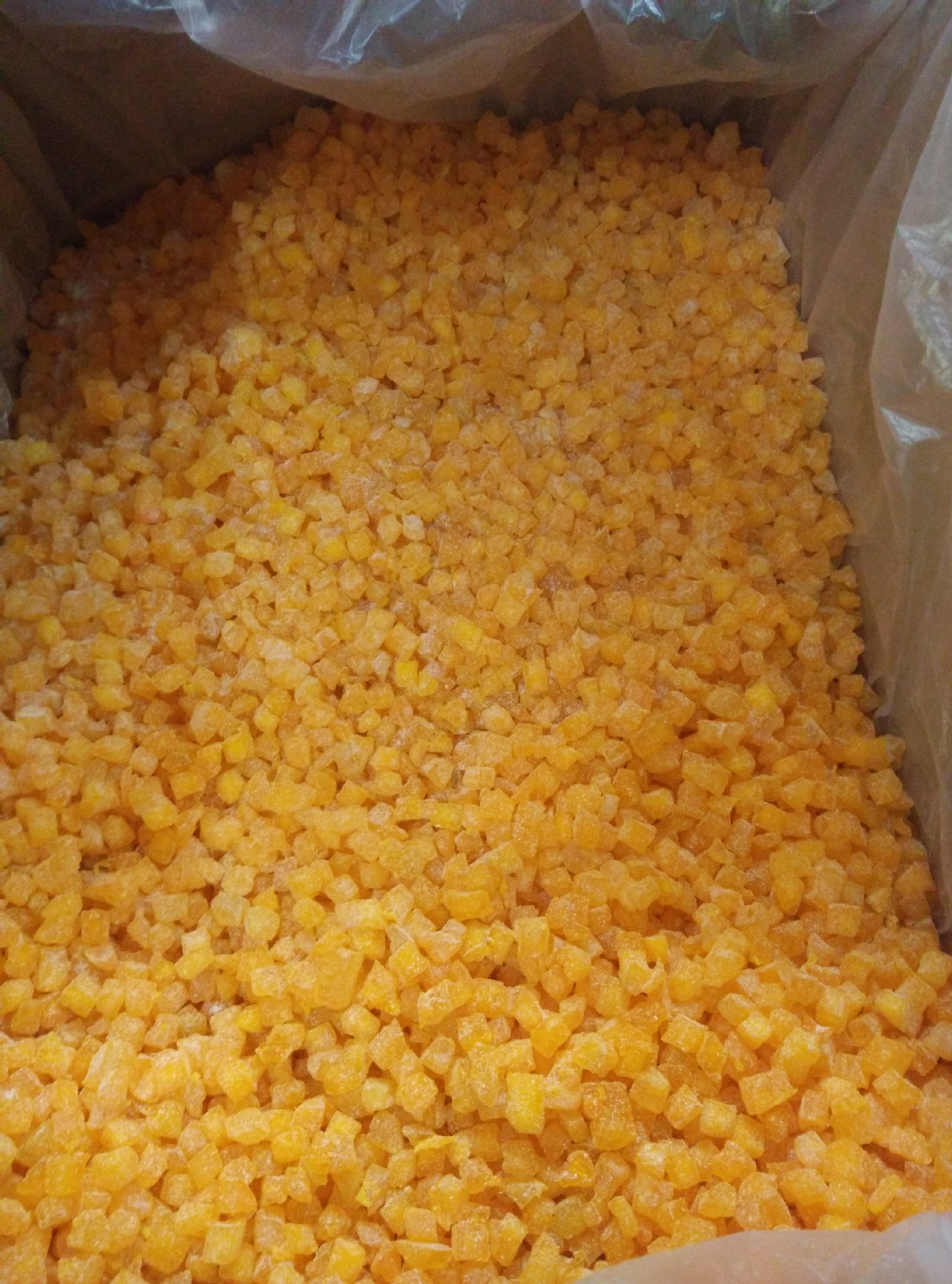 哈密瓜丁10斤装水果茶原料果粒茶果丁 木瓜粒果粒茶果丁哈密瓜片