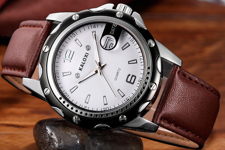 卡罗西kaloxi男士手表批发订制创意韩版学生皮带微商货源石英手表
