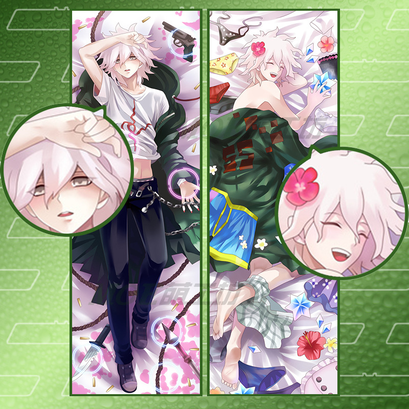 弹丸论破狛枝凪斗日本动漫等身抱枕外贸货源来图定制一件代发