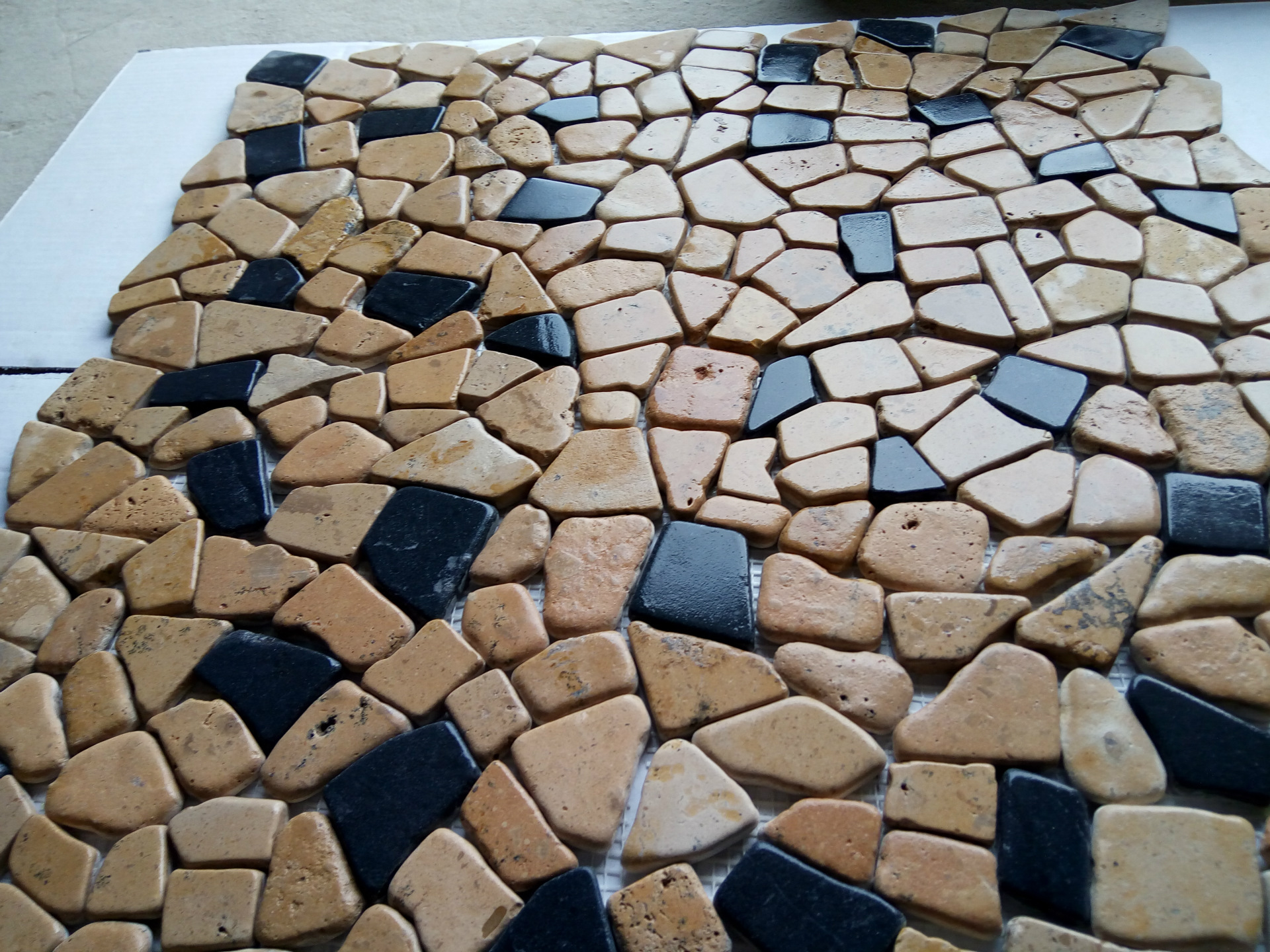 首页 装潢 陶瓷 外墙砖 >石材乱型网贴马赛克内外墙砖