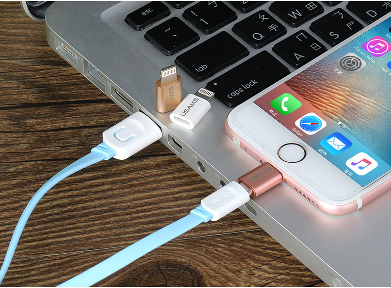 苹果iphone6s转接头 lightning to micro苹果转安卓转换器】 - 手机