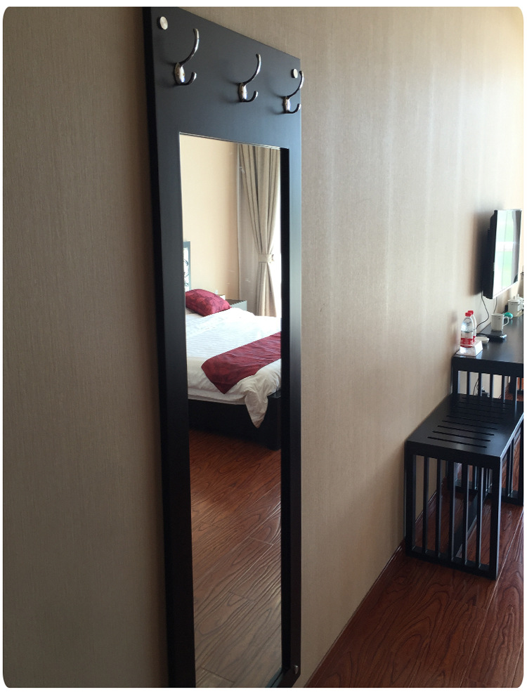 高档星级酒店 快捷宾馆客房喷漆挂衣镜 家用穿衣镜