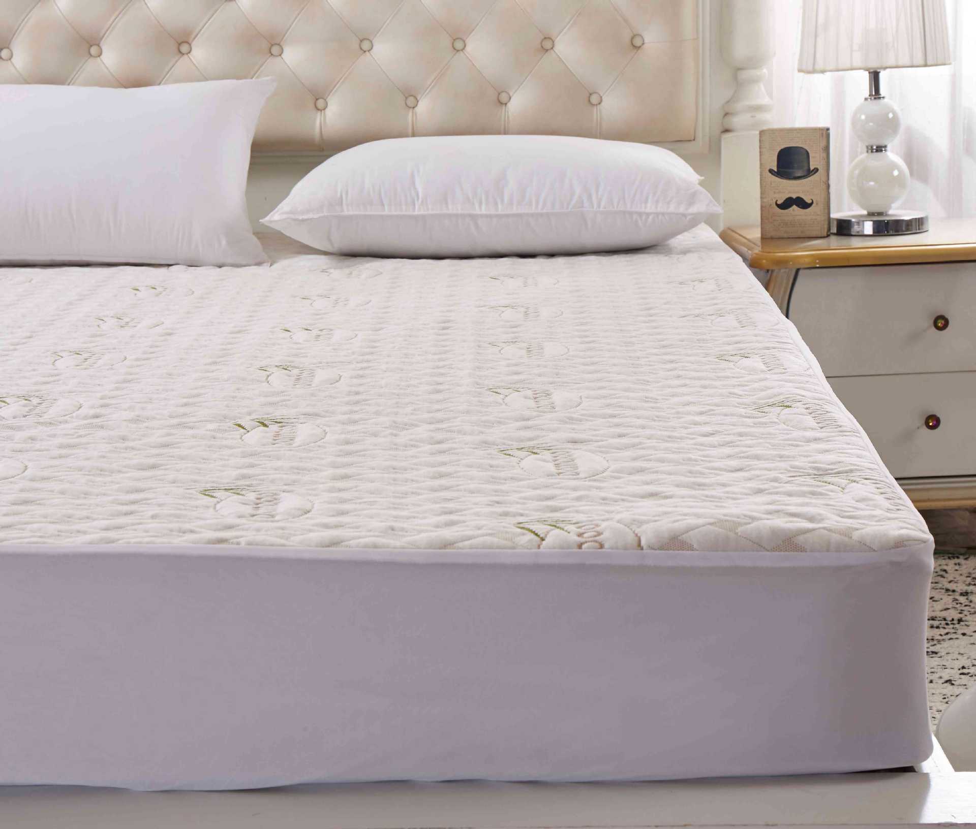 8m 防水床笠竹纤维空气层 防水防滑床单床垫套床上用品 来样定做 (竹