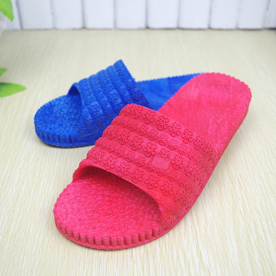 便宜拖鞋2元批发 一字塑料拖鞋男女士家居家凉拖鞋防滑浴拖鞋