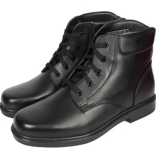 冬季配发正品校尉常服07士兵绒皮鞋寒区羊毛保暖军官棉鞋男真皮靴