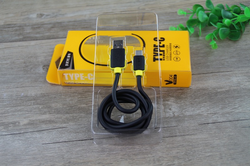 厂家现货直销爵爷j-v004手机数据线0d4.5/1m type-c乐视线批发