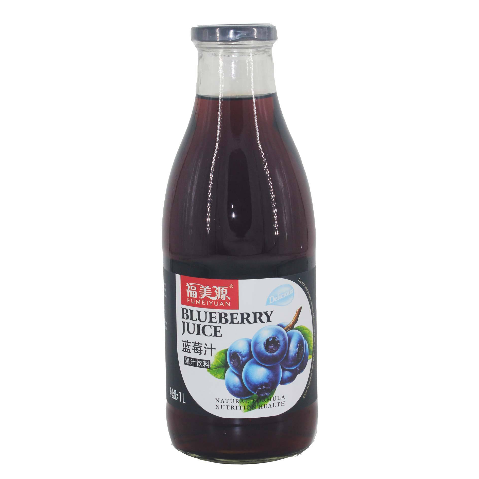 福美源蓝莓汁果汁饮料 1kg*6