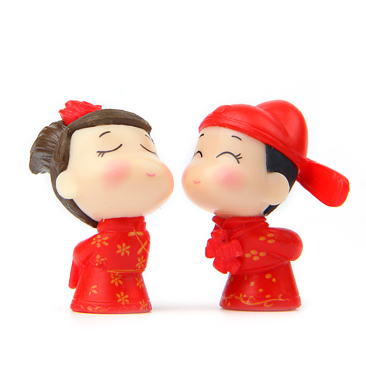 小清新相公娘子2代情侣小手办diy白搭微景观多肉园艺创意造景公仔