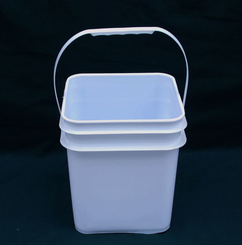 pp新料白色5升塑料桶方形5l方桶5公斤化工桶5kg包装桶