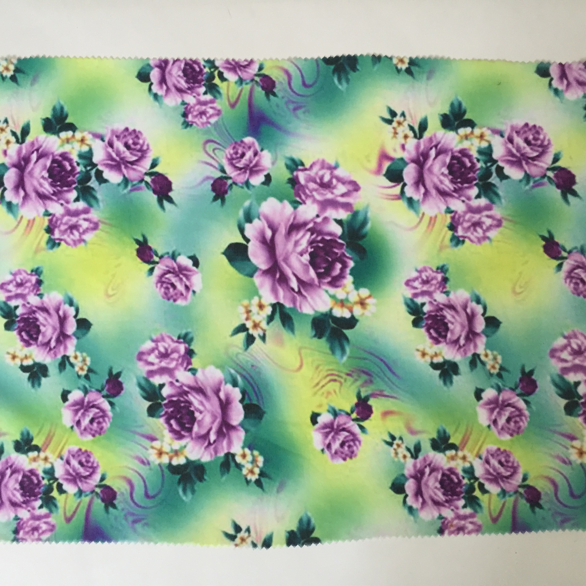 印花花型设计描稿加工 新型花型 涤棉数码印花定做 服装家纺面料