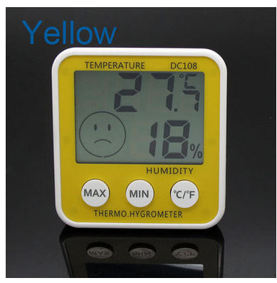 Dc108 Temperature and Humidity Meter Large Screen Display Indoor Electronic Thermometer Hygrometer