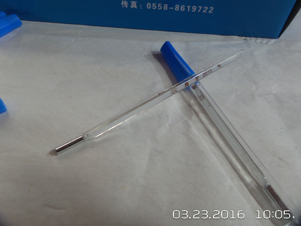 首页 医疗用品 医用辅助检查工具 体温表 >三角棒式玻璃体温计/温度计