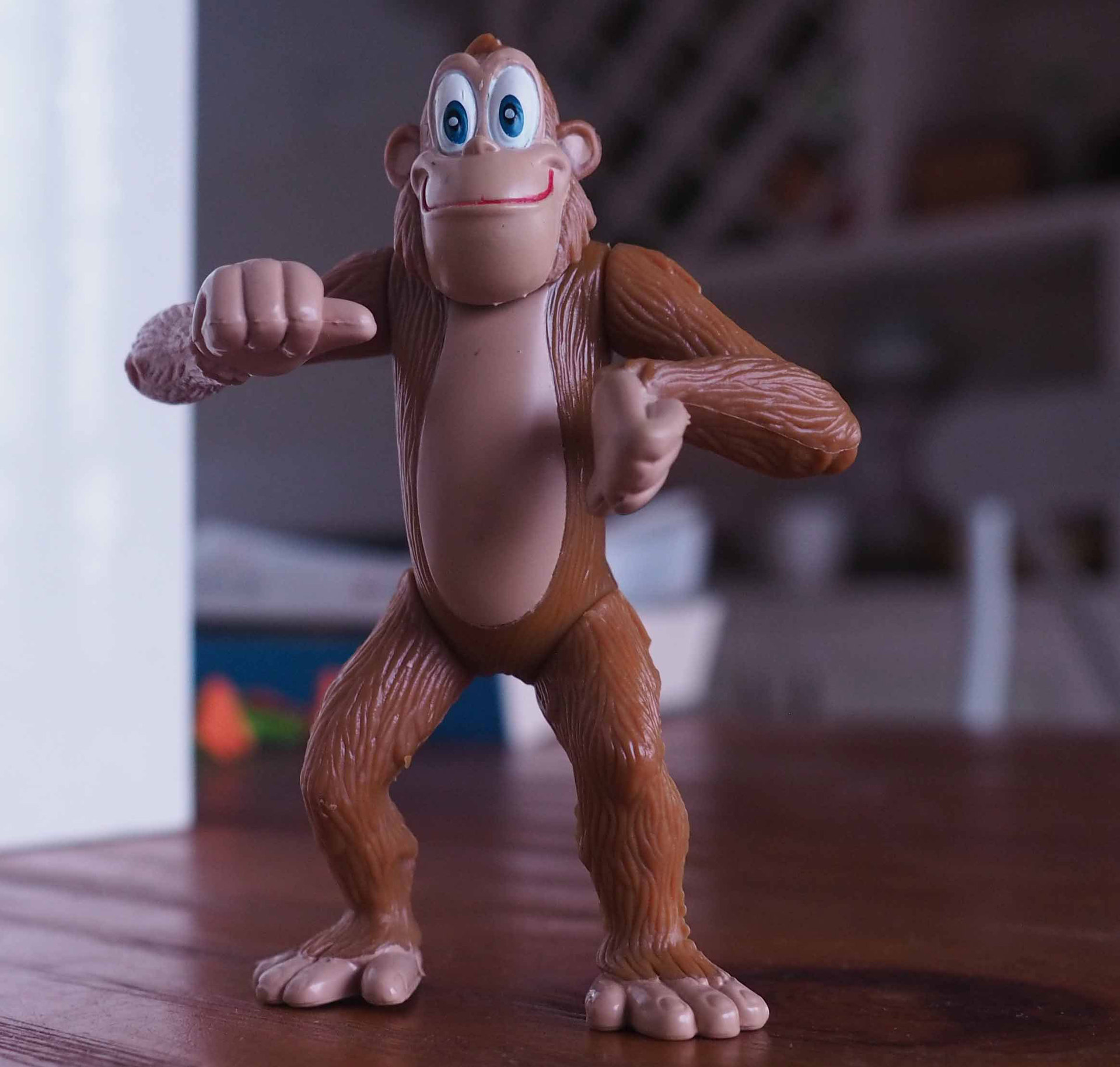 骏翱塑胶玩具 猴子模型 雨林动物 学前认知 识物辨色 厂家爆款