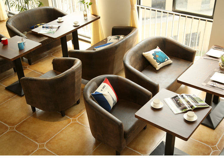 佳为咖啡厅沙发桌椅组合咖啡馆甜品店茶餐厅 西餐厅奶茶沙发