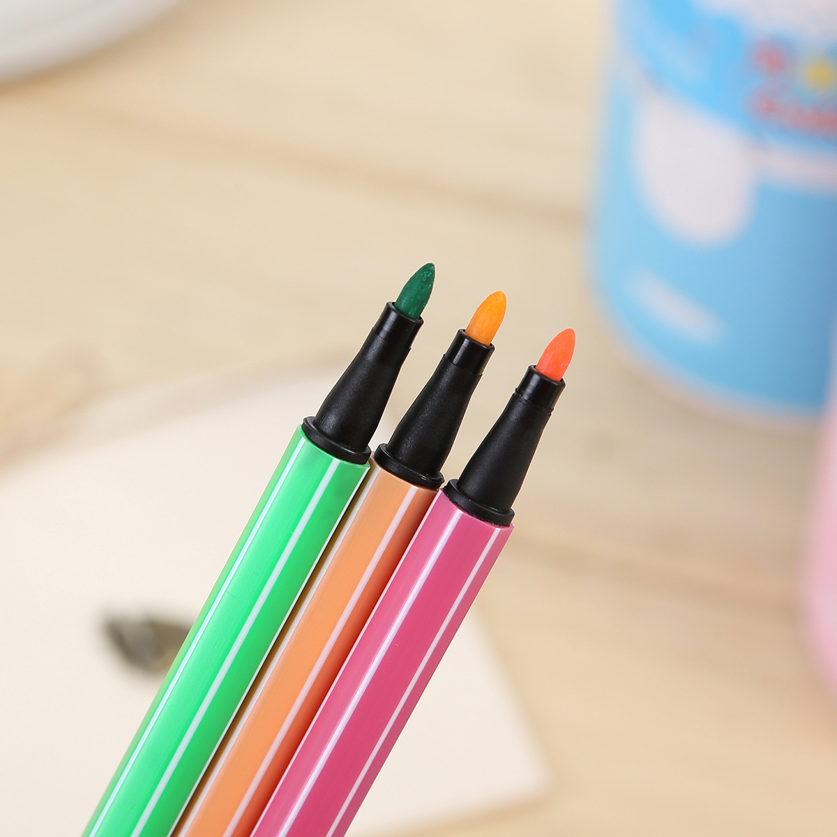 迪洲36色可水洗水彩笔 筒装画笔 儿童绘画用品画具批发 505-36