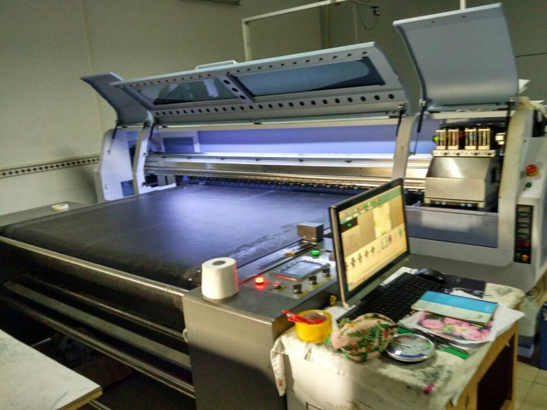 导带式数码印花机服装布料万能打印机皮革布匹真皮印刷机厂家直销