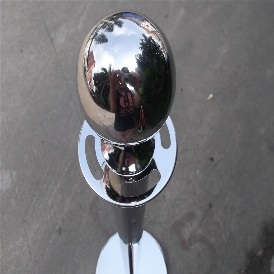 厂家直销 不锈钢圆球礼宾杆 隔离护栏 一米线护栏 银行柱