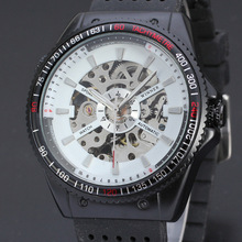 t-winner运动型三针带日历机械手表 条钉正品机械男女胶带手表56