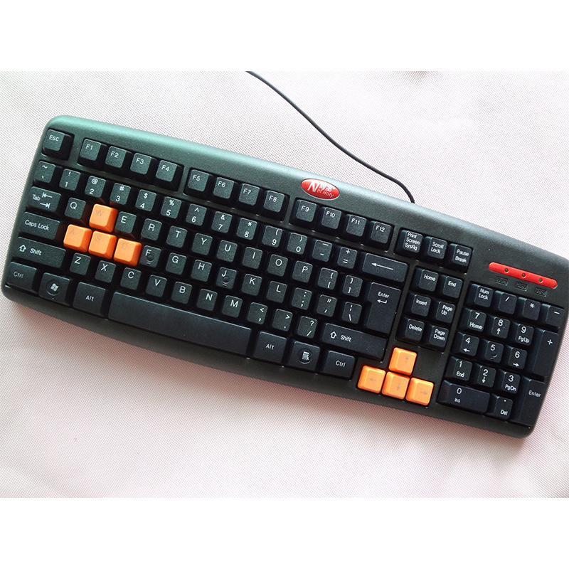 网圣wsk-650耐用网吧抗暴力游戏键盘