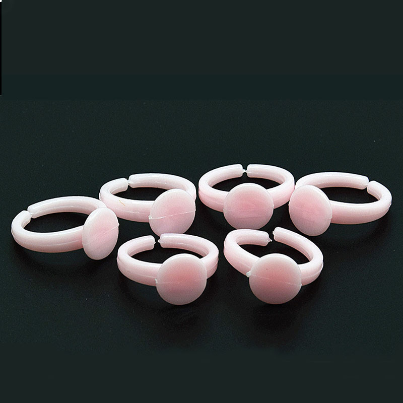 厂家直销儿童戒指饰品配件 塑料指环配饰戒指圈材料