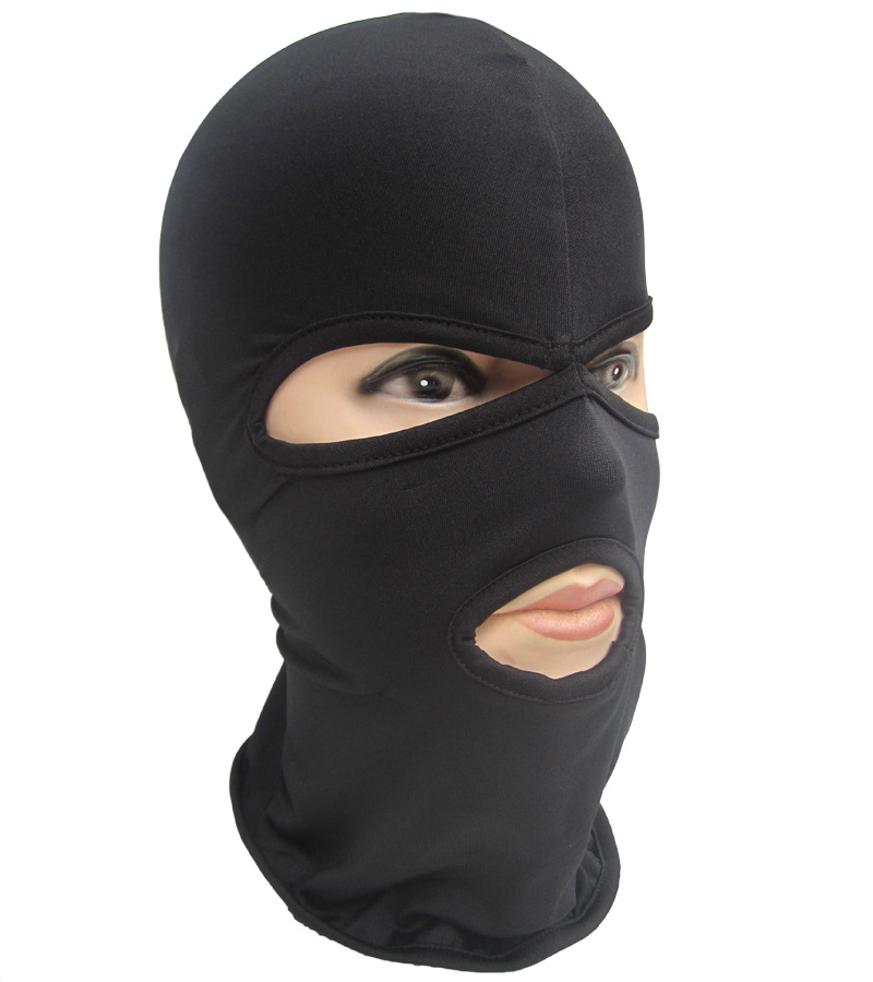 战术头套 cs三孔面罩户外运动摩托车骑行防风防尘反恐蒙面装备