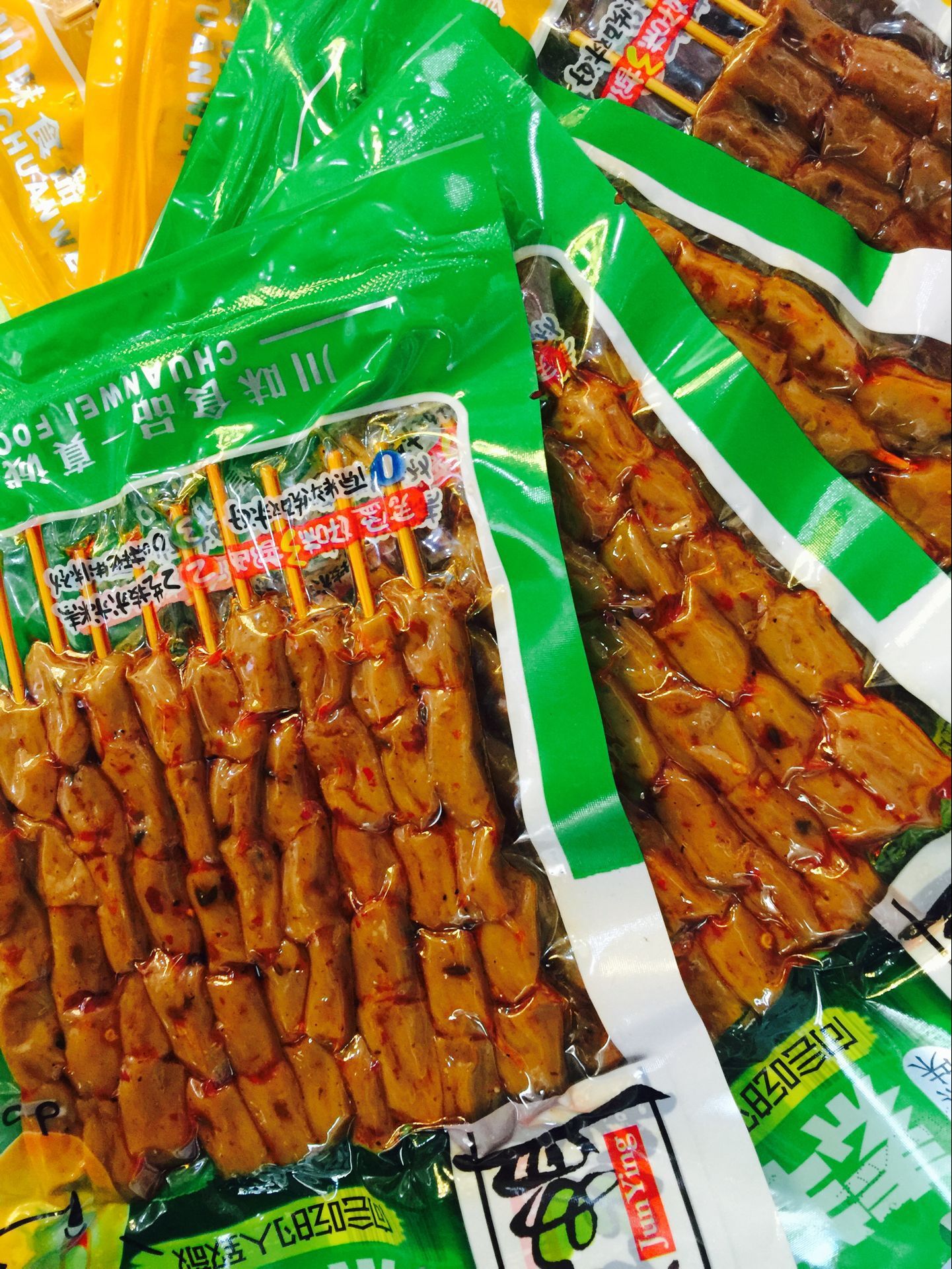 山东君盈 素羊肉串 110克休闲零食豆制品