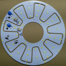 高压恒流免驱动齿轮形去电源化光源板吸顶灯LED灯板光电模组厂销