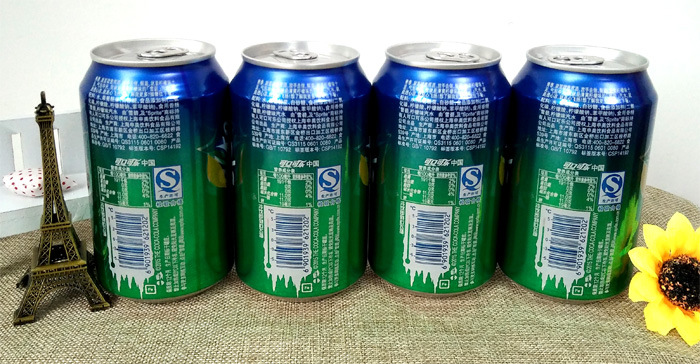 批发团购雪碧碳酸饮料330ml*24听清爽柠檬味汽水餐饮备用多省包邮