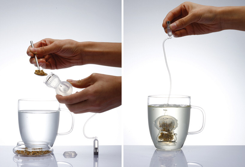个性可爱潜水员茶包茶漏 创意滤茶器 硅胶泡茶器 厂家oem定制