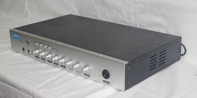 供应dkd广播定压功放机消防公共广播背景音乐合并式功率放大器