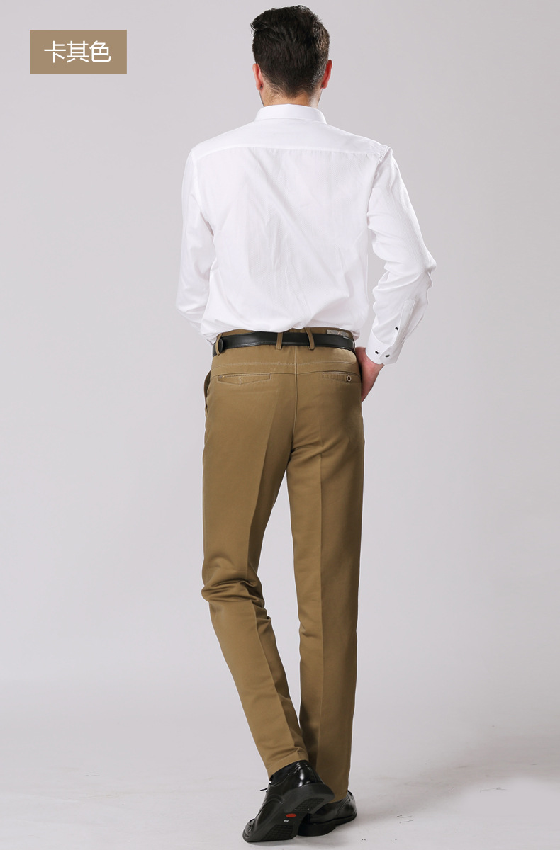 2016年秋中年男士基本款中腰高弹三种色