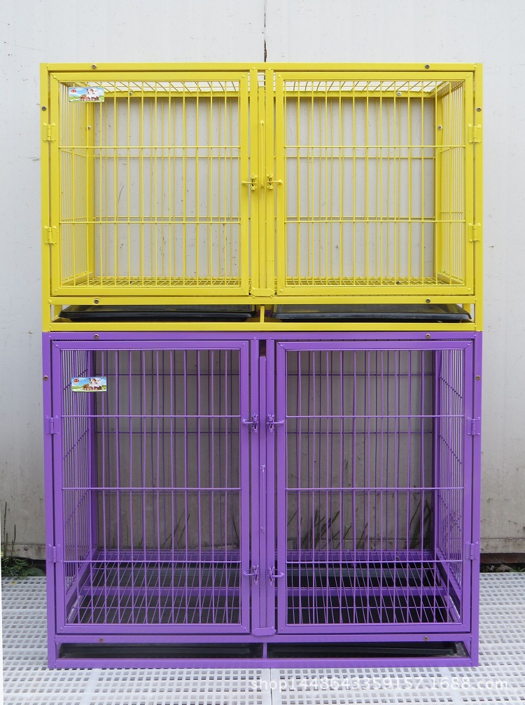 宠物寄养笼具分离笼子隔离笼可拆分笼带隔断两三层多层笼具加高