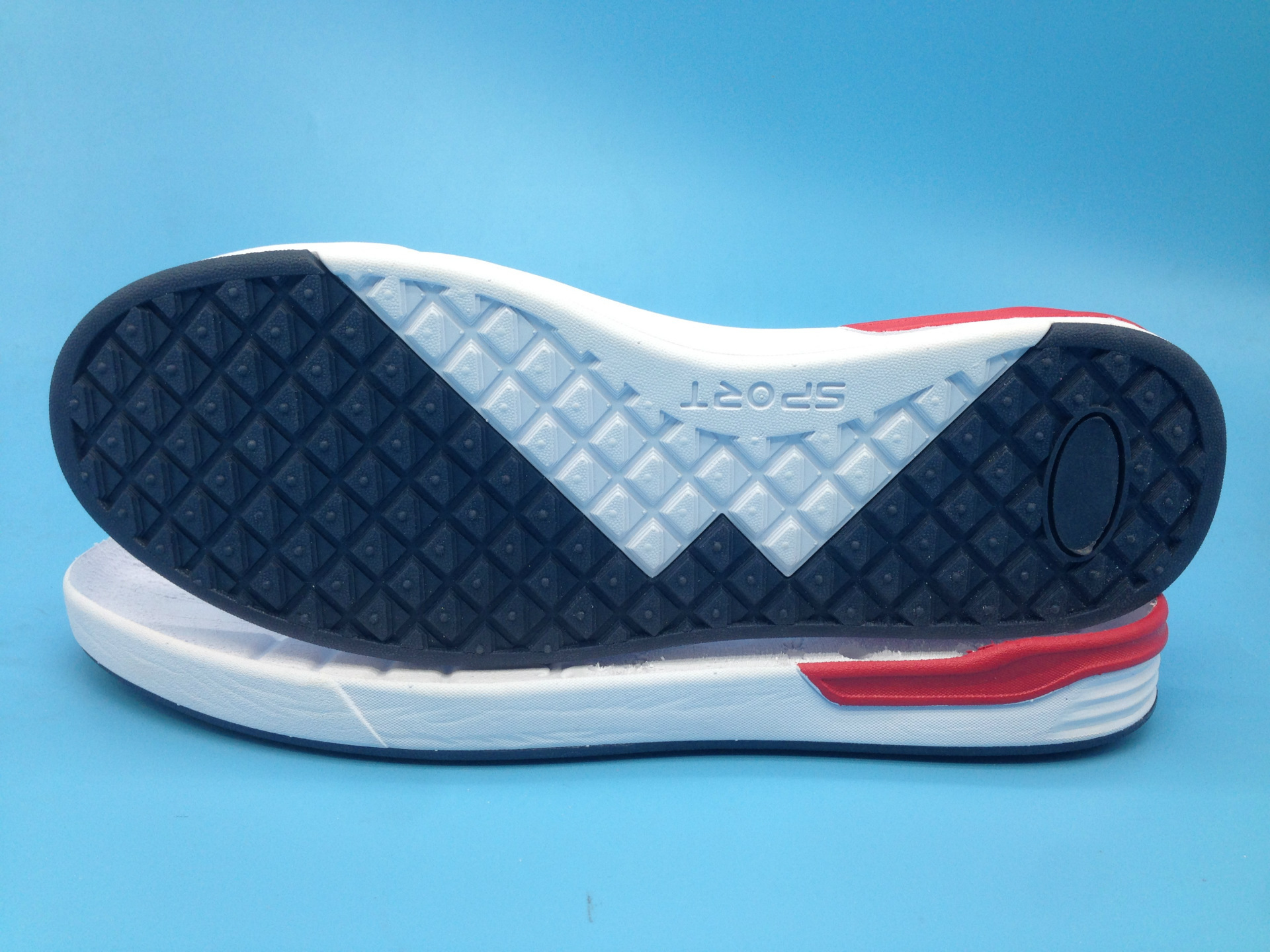 新款时尚板鞋底二次md tpr休闲运动鞋底