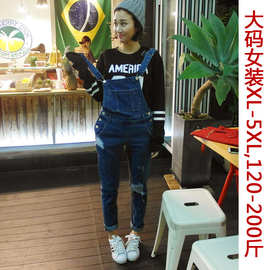 破洞大码黑色裤长裤_破洞大码黑色裤长裤价格