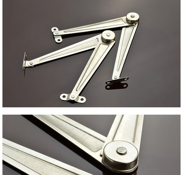 创联 批发6寸家具橱柜支撑拉杆 长鼓折叠支撑拉杆 上翻二节支撑杆