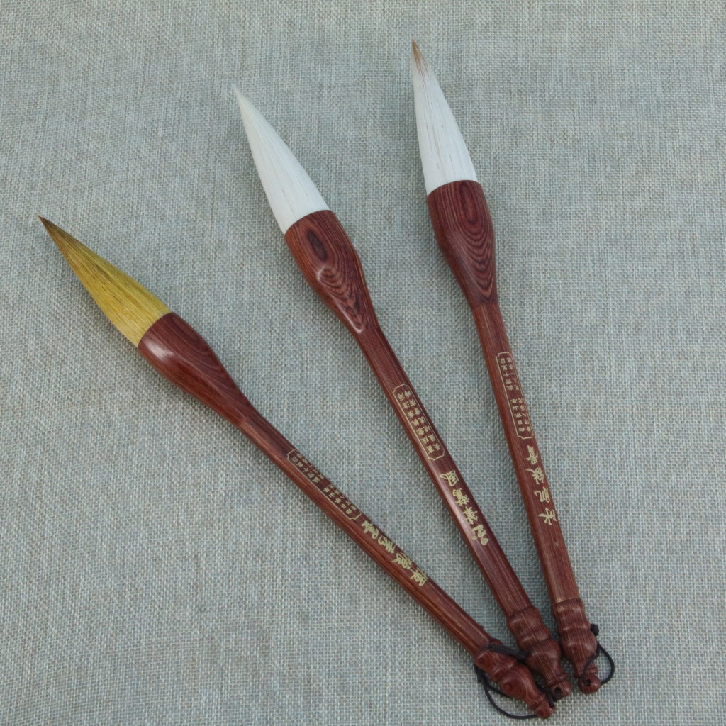 厂家大号斗笔抓笔善琏湖羊兼毫书画大字对联国画道具毛笔批发