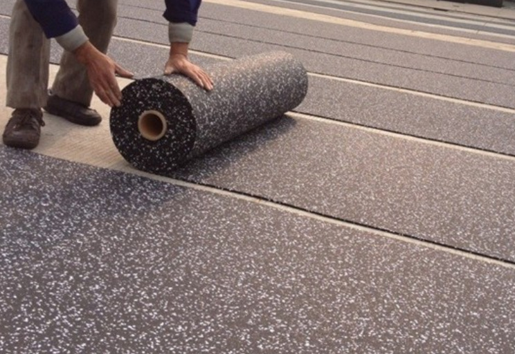 厂家直销 健身房用橡胶卷材 私教区卷材 360运动地胶