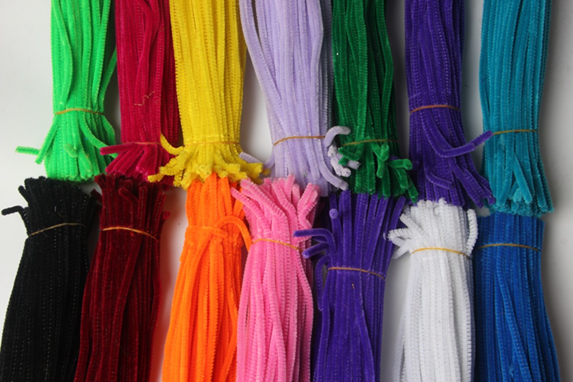 彩色毛条毛根扭扭棒 头饰配件 儿童手工diy制作益智玩具批发