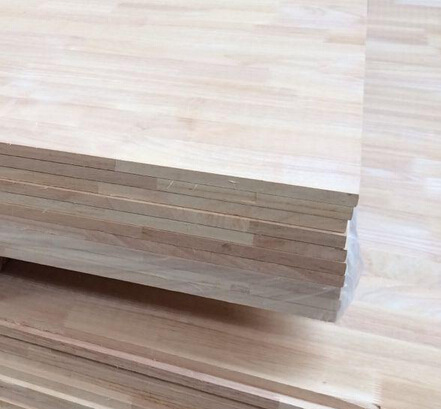 厂家直供泰国进口橡胶木指接板aa级 20mm实木集成板 木板材 木材