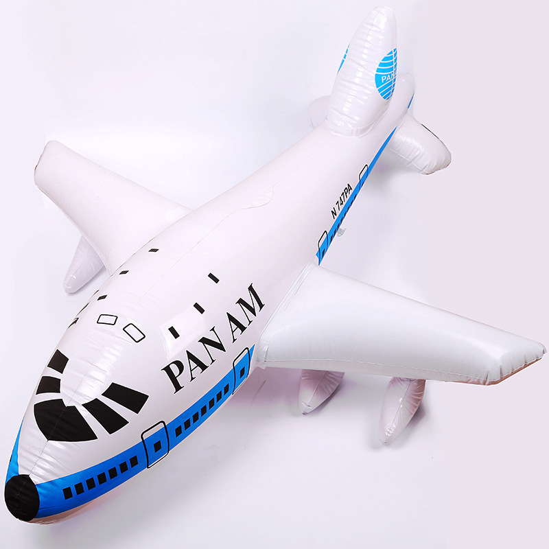 pvc充气飞机模型 儿童充气玩具飞机仿真气模 厂家定做