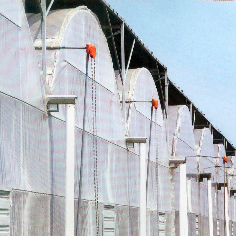 韩国链条卷膜器 温室大棚农用 卷帘机 顶卷 手动韩式卷膜器批发