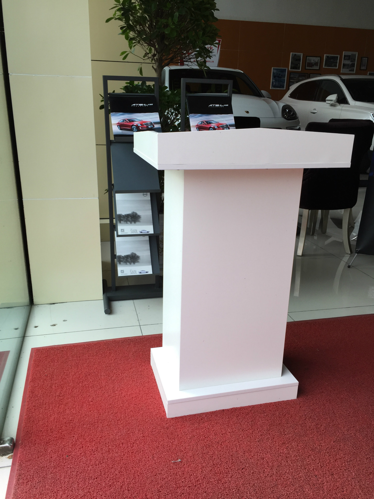 广东佛山市现货批发酒店宾馆实木演讲台迎宾台 厂家直销 质量保证z