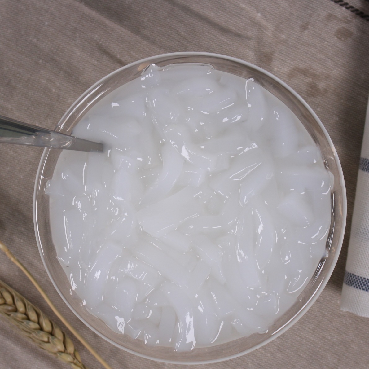 多口味椰果条风味固体饮料沙冰配料厂家直销珍珠奶茶原材料批发