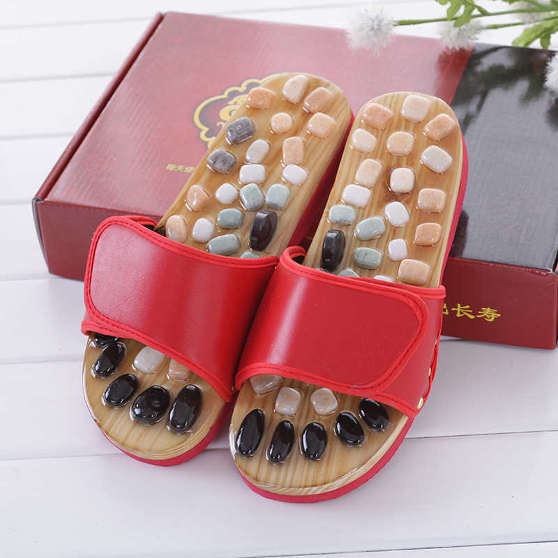 保健按摩鞋_穴位保健脚底按摩鞋夏季男女家居养身石头 - 阿里巴巴